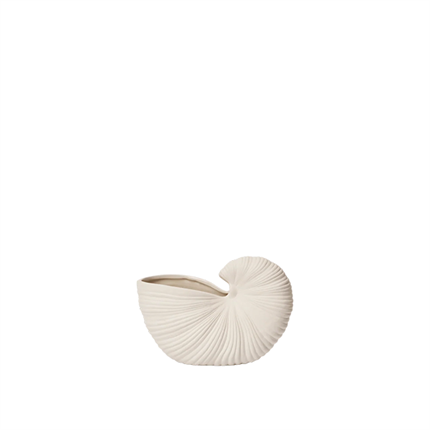 Ferm Living Shell Pot, medium - Off-White