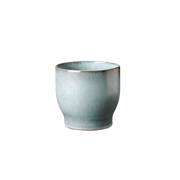 Køb Knabstrup Keramik urtepotteskjuler, soft mint – Ø:16,5 cm