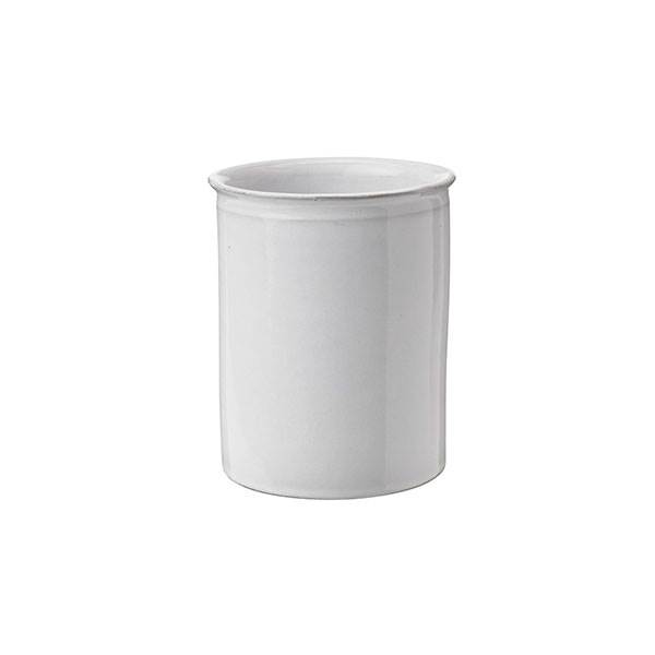 Knabstrup Keramik redskabsholder, hvid - H:15 cm.