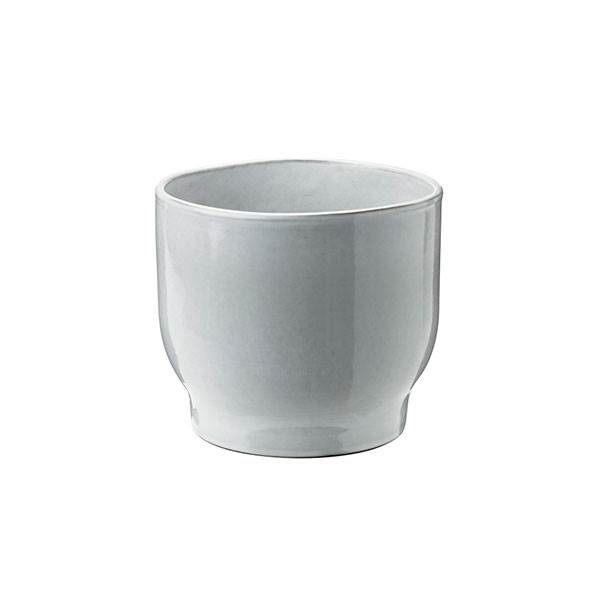 Knabstrup Keramik urtepotteskjuler, hvid - Ø:14,5 cm