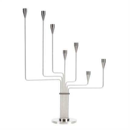 Piet Hein Karlsvognen Lysestage - Stål