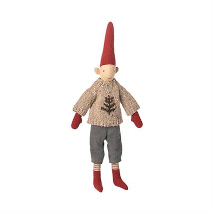 Maileg Jul - Pixy, Størrelse 2 - Dreng - Strikket sweater