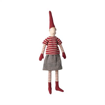 Maileg Jul - Pixy, Størrelse 3 - Pige - Nederdel og strikket sweater