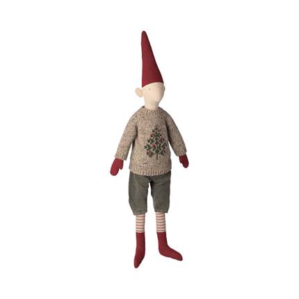 Maileg Jul - Pixy, Størrelse 5 - Dreng - Strikket sweater