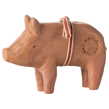 Maileg Jul - Gris med bånd, Mellem