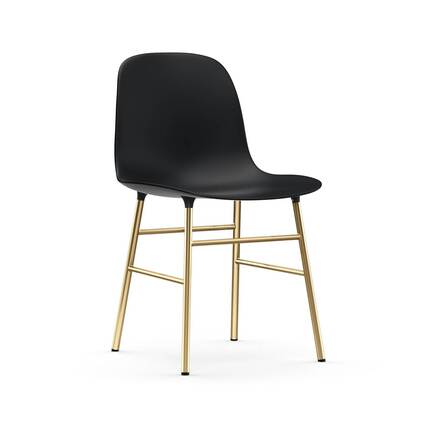 Normann Copenhagen Form chair - Sort/messing