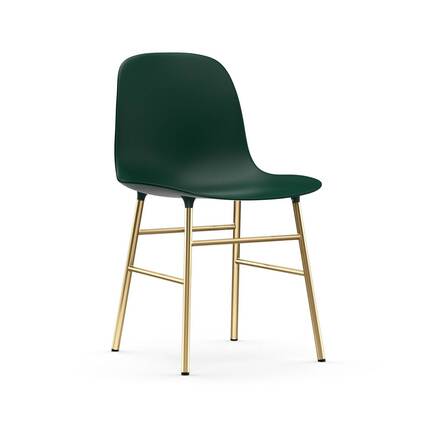 Normann Copenhagen Form chair - Grøn/messing