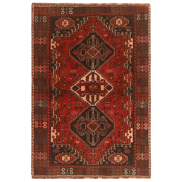 Billede af Ægte tæppe Iran Shiraz - 124x186 cm