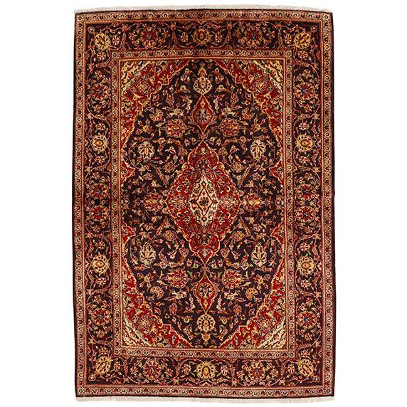 Billede af Ægte tæppe Iran Keshan - 142x214 cm
