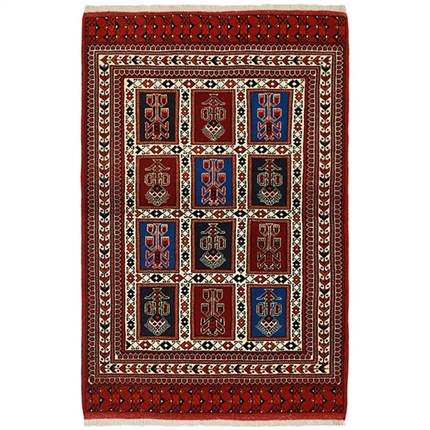 Ægte tæppe  Iran Torkaman Fine - 85x126 cm