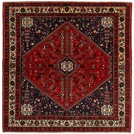 Ægte tæppe Iran Abadeh - 204x207 cm
