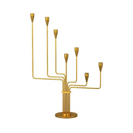 Piet Hein Karlsvognen Lysestage - Messing