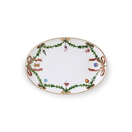 Royal Copenhagen Stjerne Riflet Jul Asiet, 21,5 cm