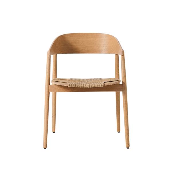 Andersen Furniture AC2 Chair - eg/papir flet - Klar mat lak  : Erling Christensen Møbler