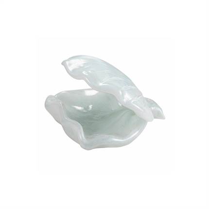 Coca muslingeskål, glas 15x12,5x12cm - Hvid 