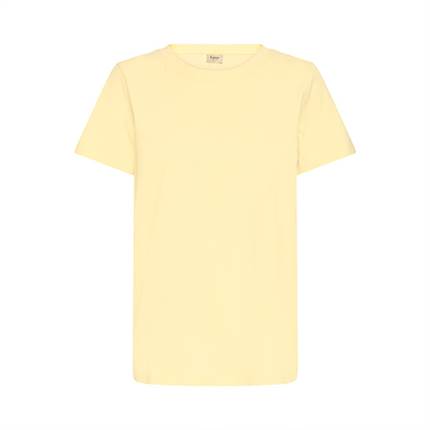 Fransa FRZASHOULDER TEE 1 t-shirts -  Pastel Yellow