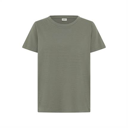 Fransa FRZASHOULDER TEE 1 t-shirts -  Smokey Olive/Green
