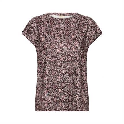 Fransa Frseen t-shirts - Black non paisley 