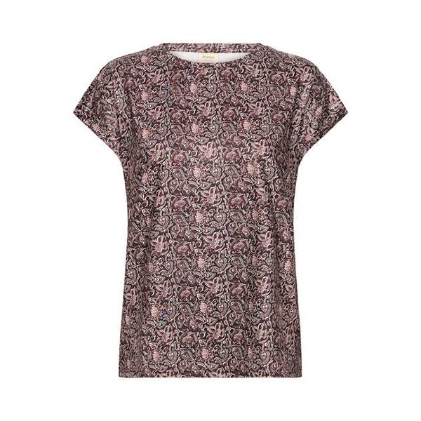 Fransa Frseen t-shirts - Black non paisley 