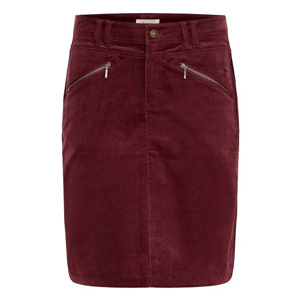 Fransa Frtean nederdel 2 - Fudge - Red