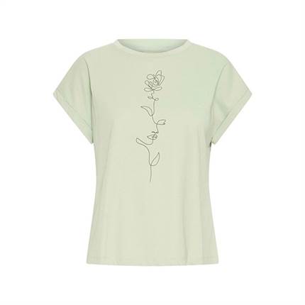 Fransa FREGALI TEE 1 t-shirts - Green 