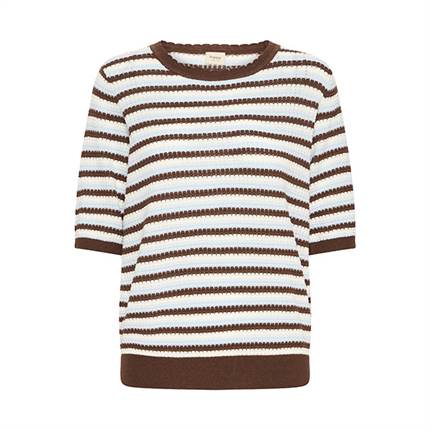 Fransa FRCAIA PU 5 pullover -  Rain-Drum Stripe / Brown