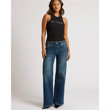 True Religion BOBBI BAGGY JEAN - Dark wash