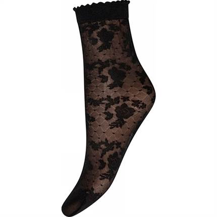 HYPE THE DETAiL sock flower, 20 den - Sort