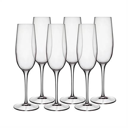 Luigi Bormioli Palace champagneglas 23,5 cl - 6 stk.