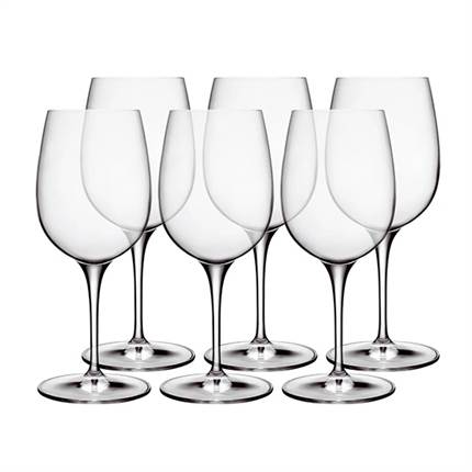 Luigi Bormioli Palace Rødvinsglas 21,2 cm 48 cl 6 stk - Klar