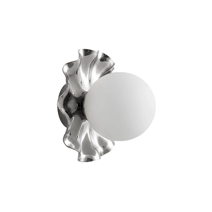 Specktrum Lea Lampe - chrome/opal glas