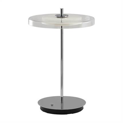 Umage Asteria Glass Move, portable lamp - Polished steel