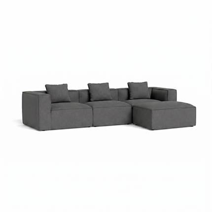 Fur modulsofa - Grey