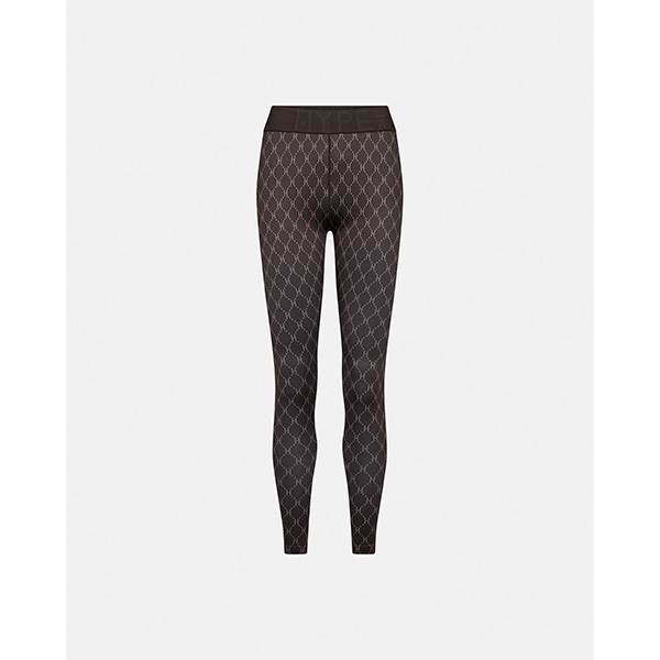 HYPE THE DETAiL printed legging - Brown 