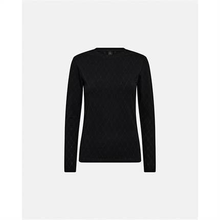 HYPE THE DETAiL bluse, bomuld - Sort