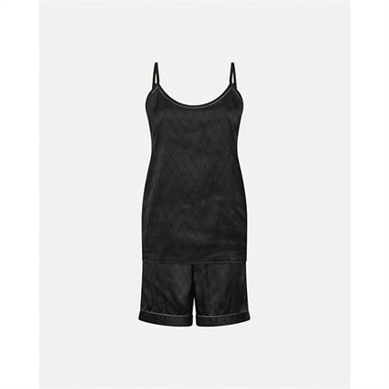HYPE THE DETAiL satin short set - Sort