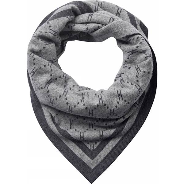 HYPE THE DETAiL tørklæde med logo - Light grey melange 