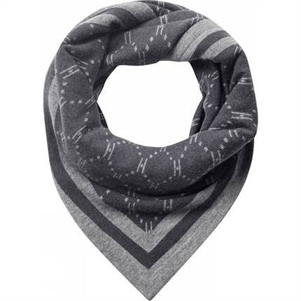 HYPE THE DETAiL tørklæde med logo - Dark grey melange 