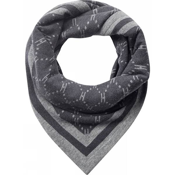 HYPE THE DETAiL tørklæde med logo - Dark grey melange 