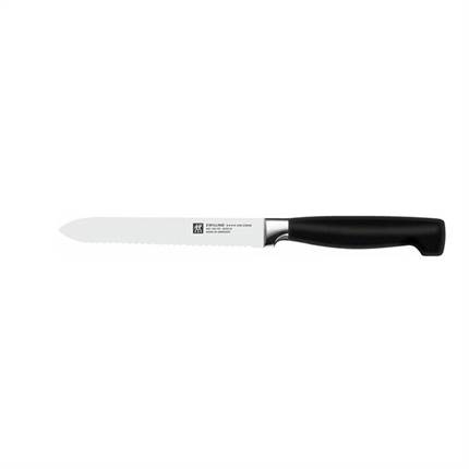 ZWILLING VIER STERNE Tomatkniv 13 cm, Bølgskær