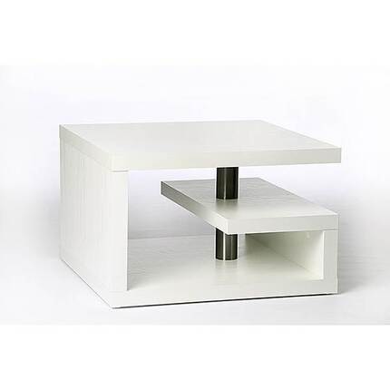 Hjørnebord i hvid ask - B:60 cm
