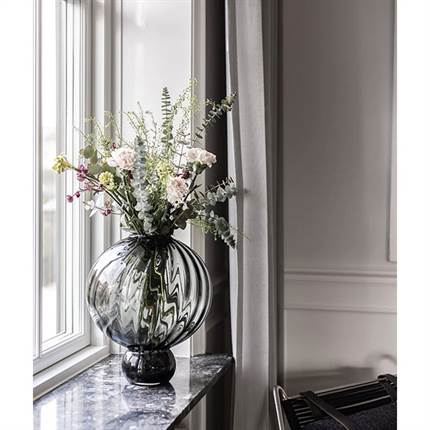 Specktrum Meadow swirl vase, large  - Grey
