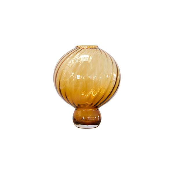 Se Specktrum Meadow swirl vase, large - Amber hos Erling Christensen Møbler