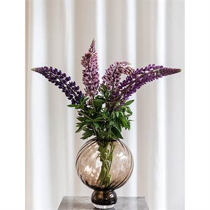 Specktrum Meadow swirl vase, medium  - Topaz