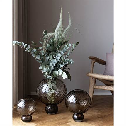 Specktrum Meadow swirl vase, medium  - Topaz