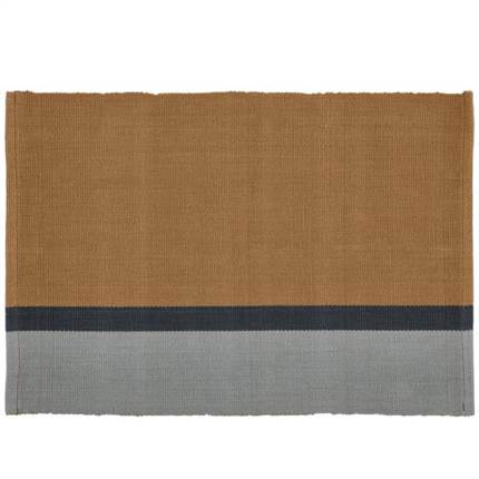 Södahl organic Impression dækkeserviet 33 x 48 cm - Warm Taupe