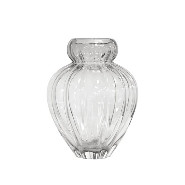 Se Specktrum Audrey vase - Medium - Clear hos Erling Christensen Møbler
