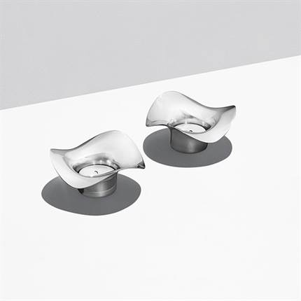 Georg Jensen Cobra fyrfadsstager 2 stk. 