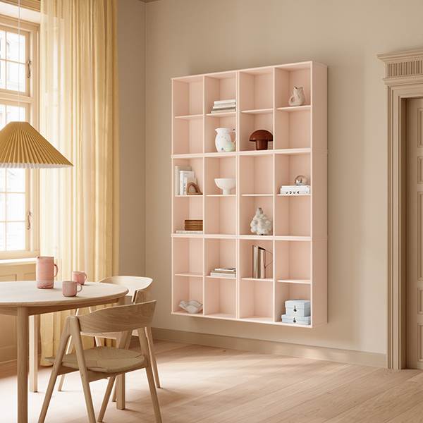 Mistral bogreol i lys rosa