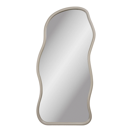 Bega Spejl organisk form, 89x180 cm - Beige